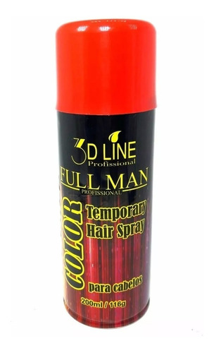 Color Hair Spray Tinta Temporária P Cabelo 200ml 3d Line