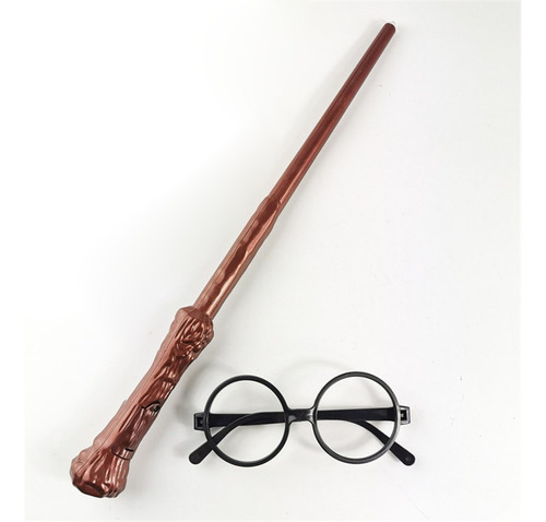 Varita Harry Potter + Lentes Accesorio Disfraz