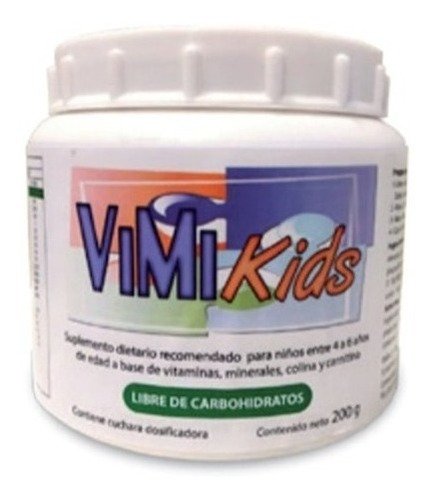 Vimikids Suplemento Libre De Carbohidratos 4-6 Años 200g