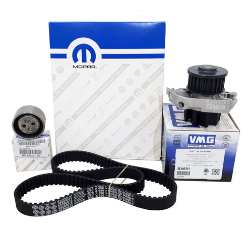 Kit Distribucion Con Tensor Fijo Fiat Grand Siena 1.4 12/17