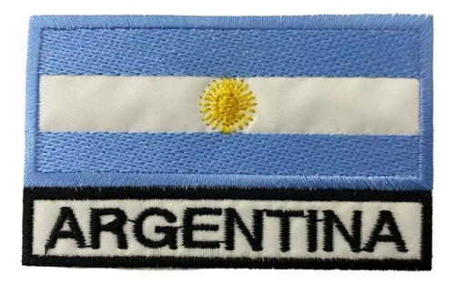 Parche Aplique Bordado P/pegar Con Plancha Bandera Argentina