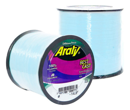 Linha De Monofilamento Araty Best Cast 0,35mm 8,5kg - 926m