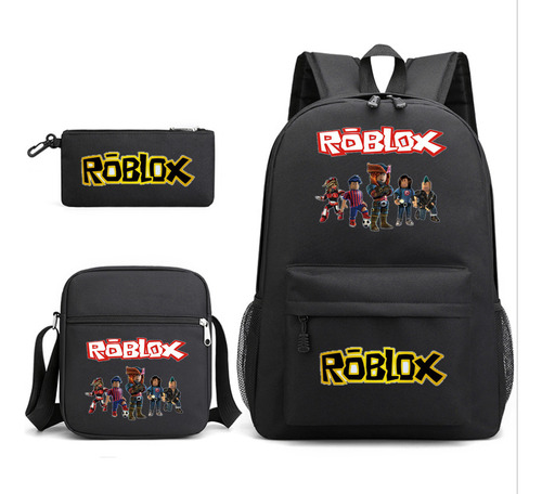 Mochila De Estudiante Con Estampado Robloxing D2, 3 Unidades