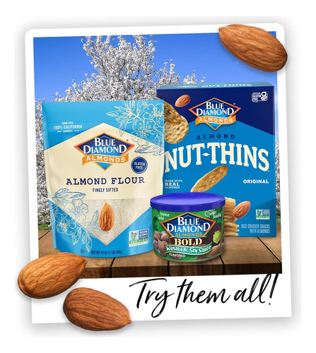 Blue Diamond Almonds Almendras Tostadas Con Miel, Tostadas C
