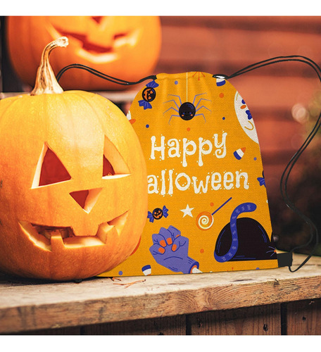 Bolsas De Regalo Con Cordón Para Halloween Bolsas De Regalos