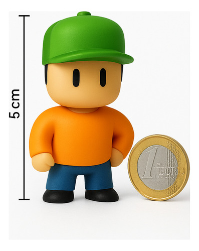Kit Stumble Guys 6 Unidade Mini Figuras Sortidas Set Coleção