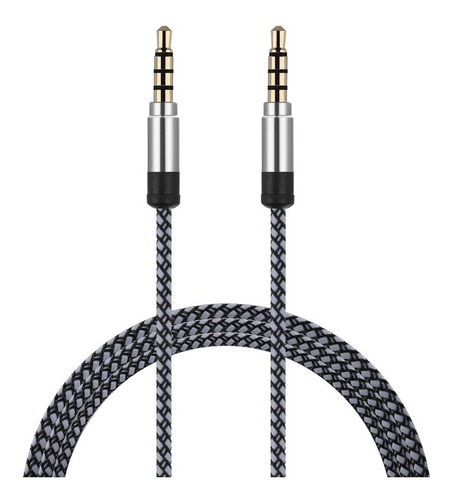 Imagen 2 de 3 de Cable Auxiliar 3.5mm Reforzado De 2 Metros Varios Colores