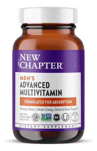 New Chapter Multivitaminas Hombres 72 Tabletas