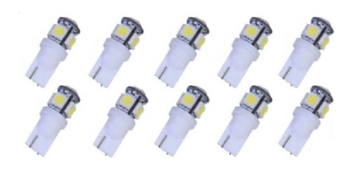 Lampara Led T10 W5w 5 Smd Luz Posicion, Patente X10 Unidades