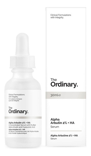 Imagen 2 de 2 de Sérum Alpha Arbutin 2% + HA The Ordinary día/noche para todo tipo de piel de 30mL