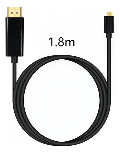 Cabo Tipo C Thunderbolt 3 Para Displayport 4k60hz Macho 1.8m