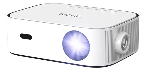 Proyector Gadnic 9500 Lumens Full Hd 220  Blanco Portatil