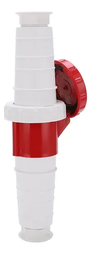 Enchufe Industrial 5 Pines 63A IP67 - Conector Trifásico A Prueba De Agua Y Polvo, Voltaje 380-415V - Para Uso En Industria, Agricultura, Muelles Y Exteriores