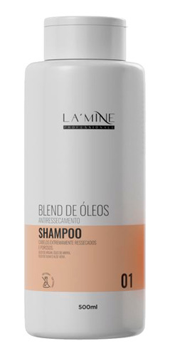 Kit Shampoo + Máscara Capilar Blend De Óleos Lamine 2x500ml