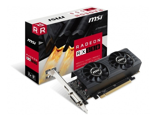 Placa De Video Amd Msi Rx 550 2gt Lp Oc Edition 2gb Radeon