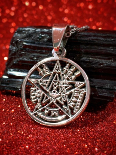 Dije Pentagrama Tetragrammaton Tetragramaton En Plata 950