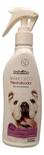 Shampoo En Seco Para Perros Y Gatos 200ml Neutralizador Olor