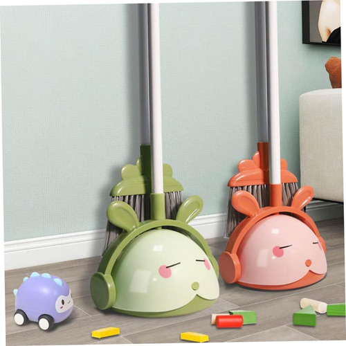 Set Cepillo Y Recogedor Plastico Para Niños