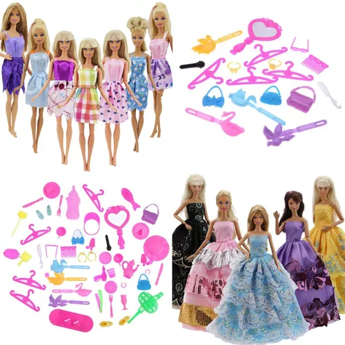 Roupas para Bonecas Barbie Kit 60