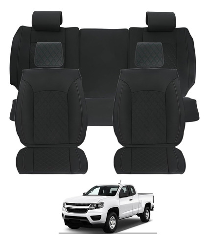 Roccs Fundas De Asiento De Cuero De 5 Asientos, Juego Comple