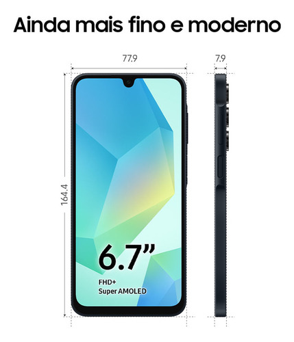 Samsung Galaxy A16 5G 5G Dual SIM 256 GB azul oscuro 8 GB RAM - Excelente (Reacondicionado) - Excelente (Reacondicionado)
