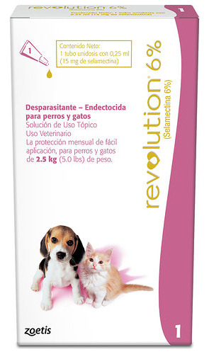 Revolution Pipetas 6% Gatos O Perritos Hasta 2.5kgs