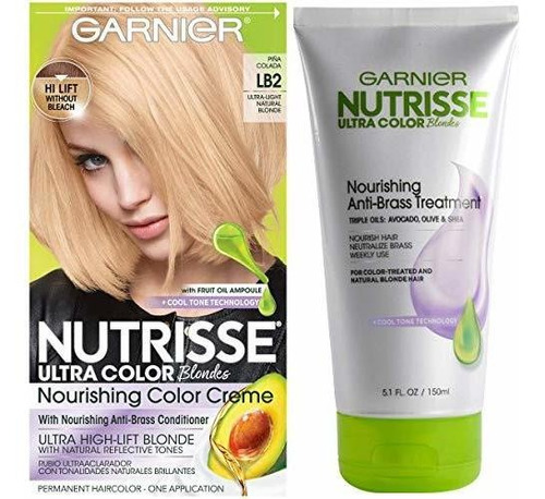 Garnier Nutrisse Ultra Color Hair Color And Anti-brass Treat