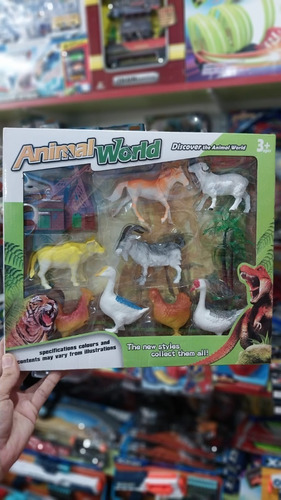 Playset Animales De La Granja X 10 Unidades Sebigus