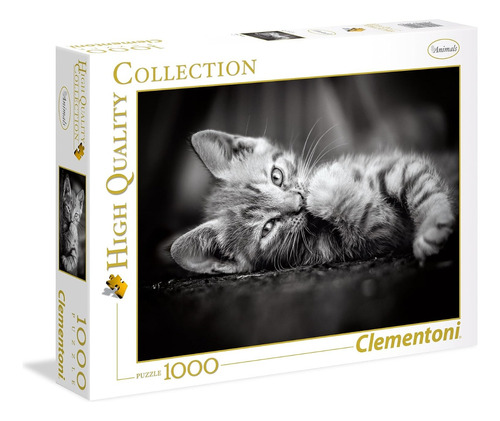 Clementoni Kitty Rompecabezas 1000 Piezas 39422 Gatito