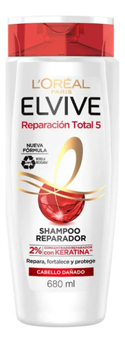Loreal Paris Elvive Reparación Total 5 Cabello Dañado 680ml