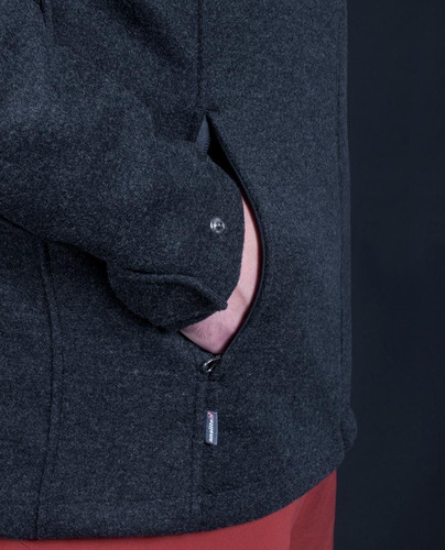 Campera Ansilta Tarwa Urbana Cortavientos Lana Merino