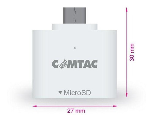 Mini Leitor Otg Micro Sd Para Android Comtac 9261