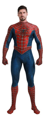 Disfraz Hombre Araña Traje De Spider Man Cosplay Anime Adulto