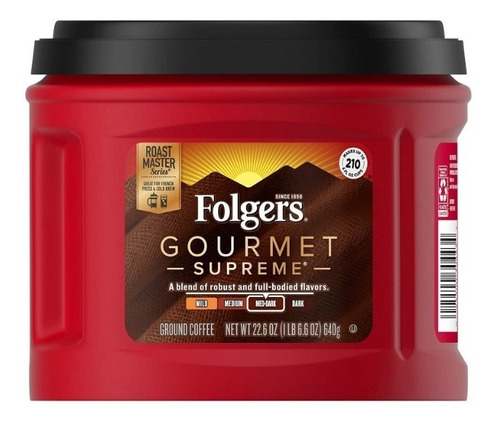 Café Folgers Gourmet Supreme 640g Importado