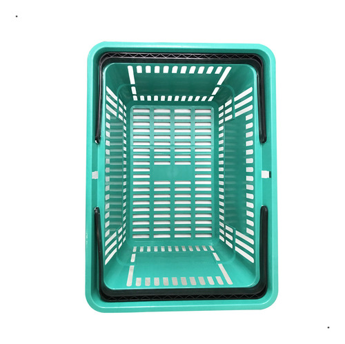 Cesta De Compras Supermecado Cestinha Loja 16l Verde