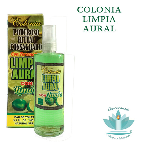 Colonia Limpia Aural - Perfume Esotérico De Intención