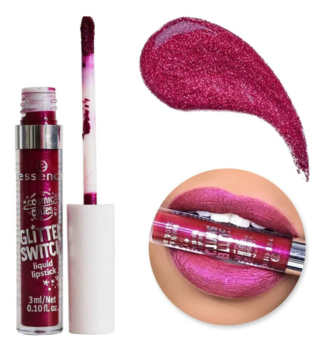 Labial Essence Glitter Lipstick 