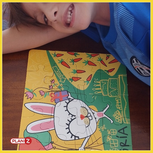 Imagen 4 de 10 de Rompecabezas Madera Didacticos Infantil Niños Alegria