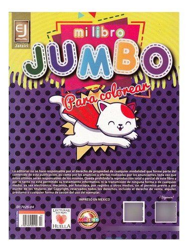 Mi Libro Jumbo Para Colorear, De Editorial Jatziri. Editorial Jatziri, Tapa Blanda En Español, 2024
