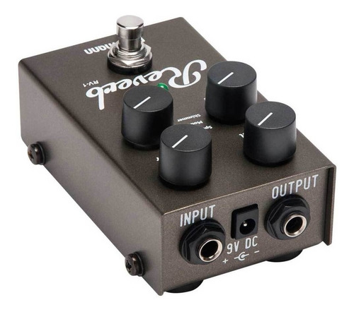 Imagem 3 de 3 de Pedal de efeito Fuhrmann Reverb RV-1 marrom