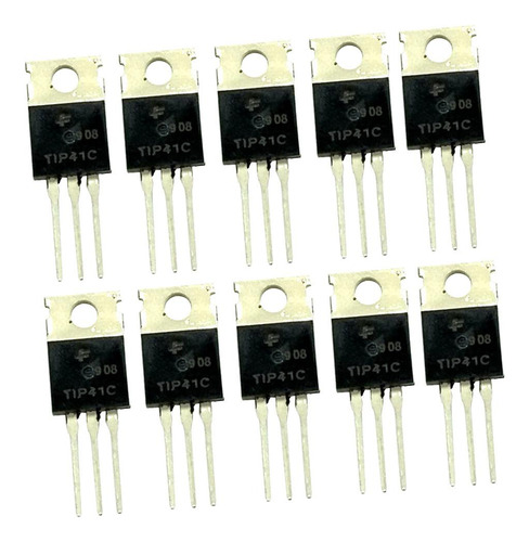 2 Nuevo Tip41c To-220 100v / 6a / 65w Npn Transistor