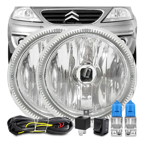 Kit Farol Auxiliar Citroen C3 2003 2004 2005 2006 2007 2008