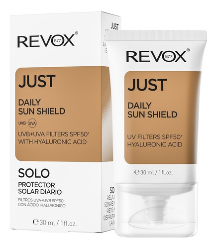 Revox B77 Protector Solar Facial ·50+ Con Ácido Hialurónico