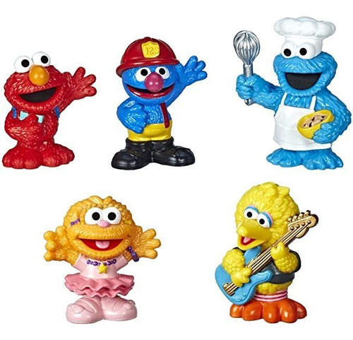 Sesame Street Amigos De Plaza Sésamo Incluye 5 Figuras, 3 .