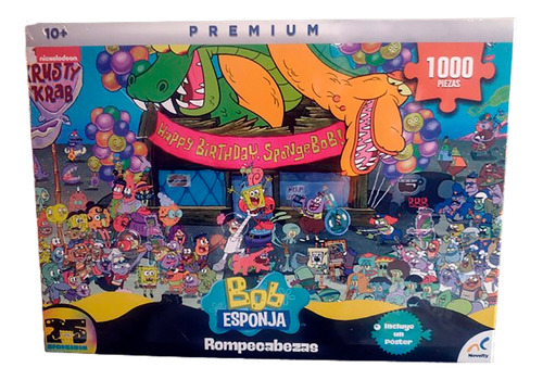 Rompecabezas Bob Esponja Novelty 1,000 Pzas