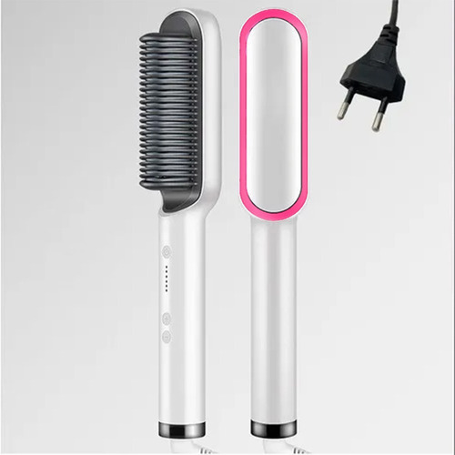 Imagem 1 de 1 de Escova Alisamento De Cabelo Cerâmica Ânion Eu Plug