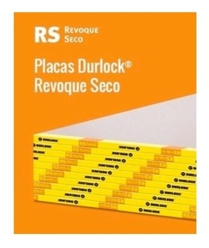 Placa Durlock Revoque Seco 12.5mm 1.20x2.60 