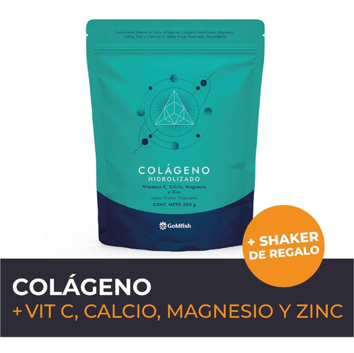 Imagen 3 de 7 de Plan 60 Dias - Colageno Hidrolizado Goldfish + Shaker Regalo