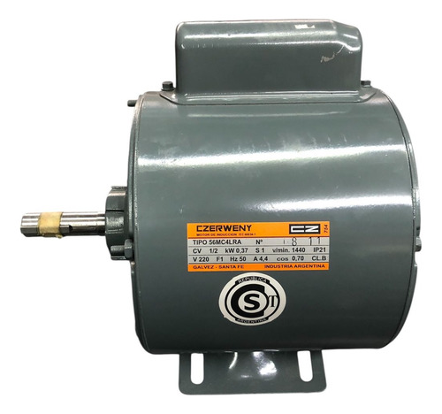 Motor Hormigonera Monofasico Czerweny 220v -1/2hp-1500rpm