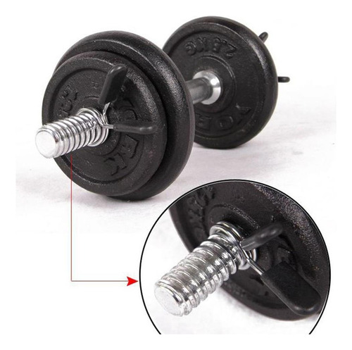 4 Piezas De Barras Clips Gimnasio Mancuerna Barra